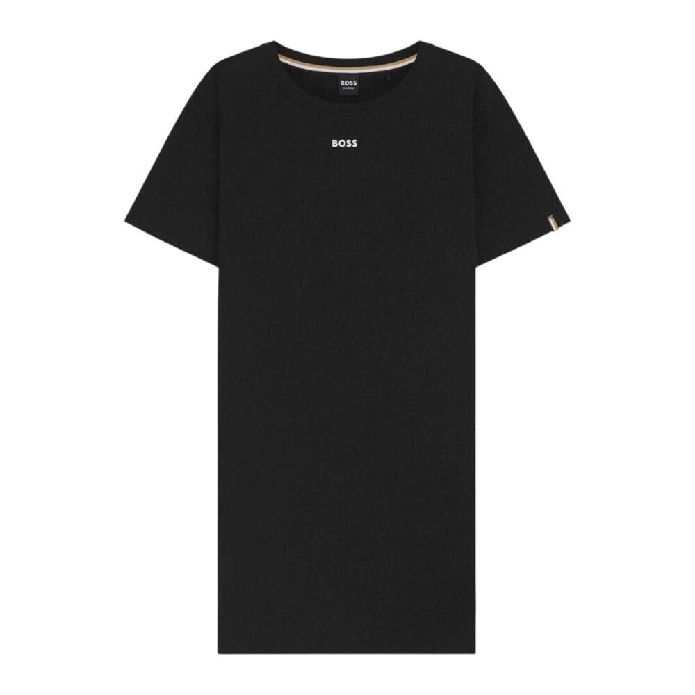 Boss Womens/Ladies Cotton Nightdress / Black